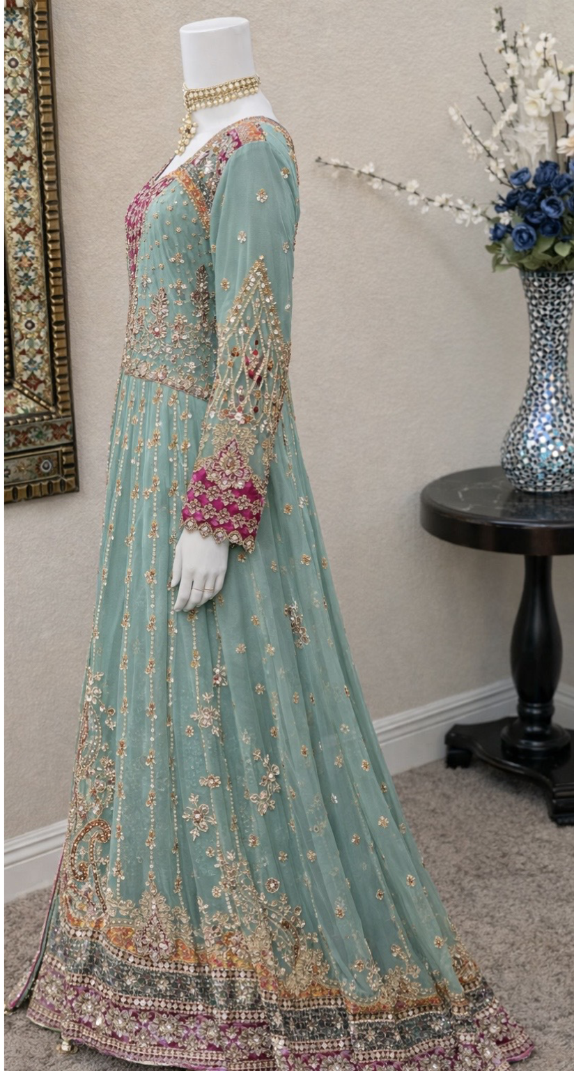 Mint Green Maxi Gown