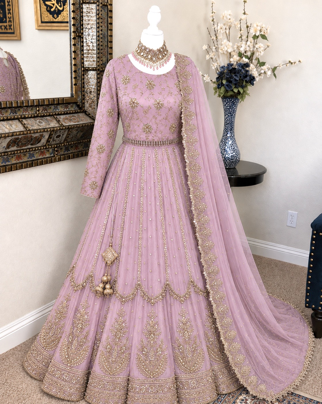 Liliac Heirloom Lengha
