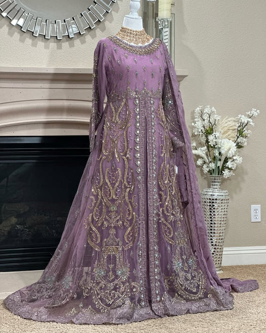 Lavender Maxi Gown