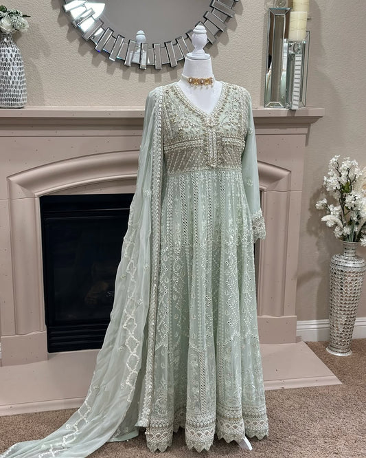 Mint Green Maxi Gown