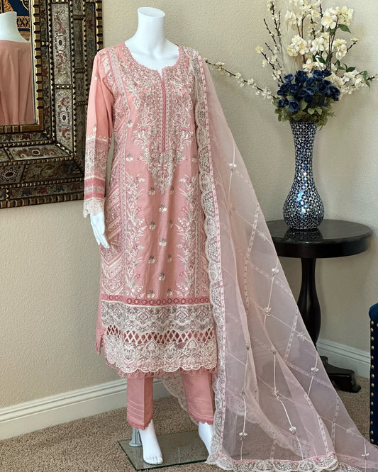 Light Pink Kameez with trouser