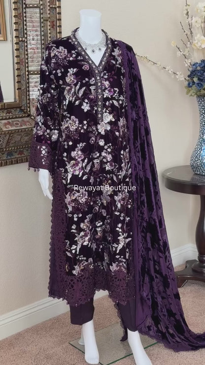 Winter Luxe Velvet - Purple