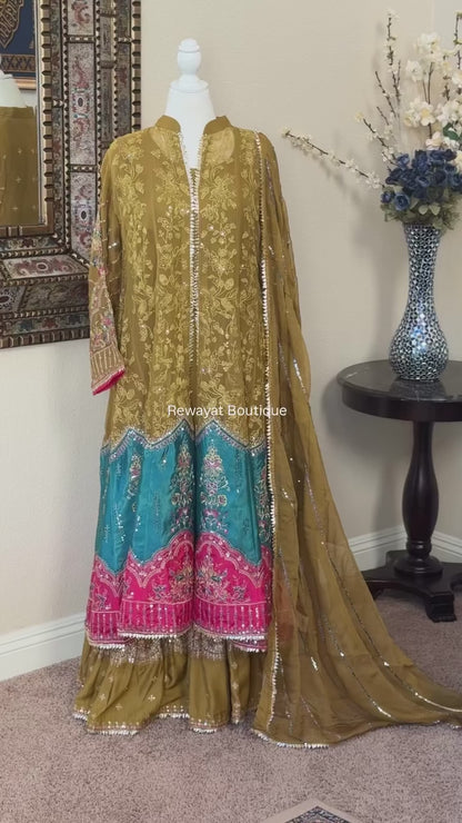 Mustard Maxi Gown