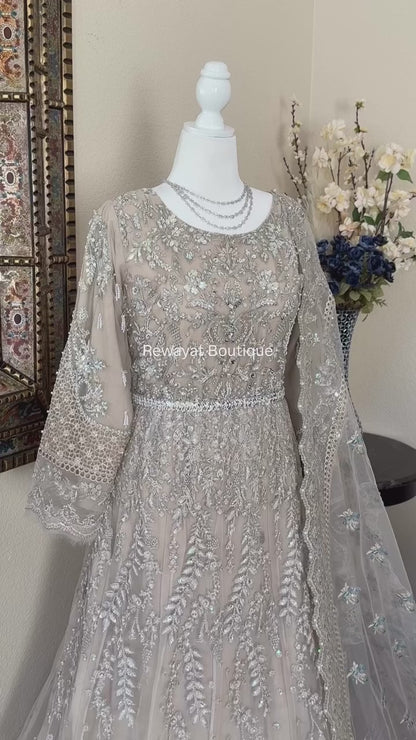Silver Maxi Gown