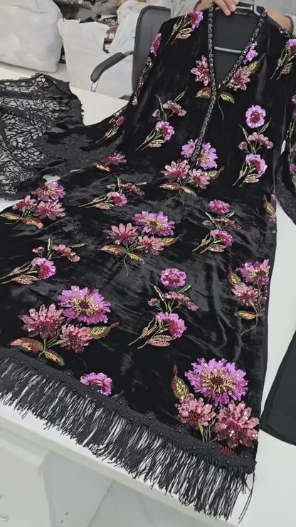 Winter Luxe Velvet Suit