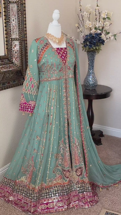 Mint Green Maxi Gown