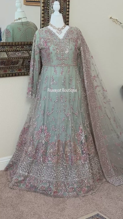 Powder Blue Maxi Gown