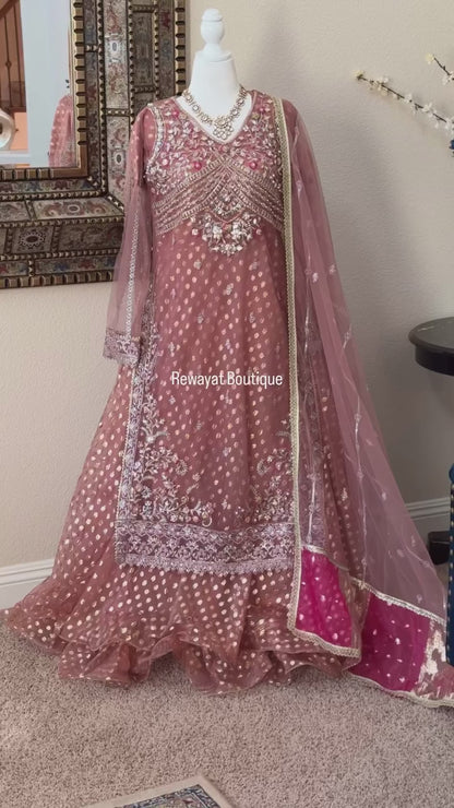Peach Maxi Gown