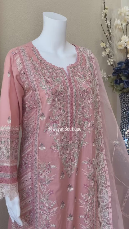 Light Pink Kameez with trouser
