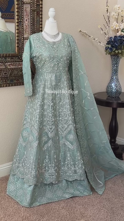 Light Blue Maxi Gown